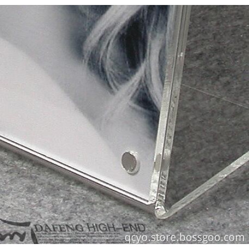 Magnetic photo frame acrylic picture frame